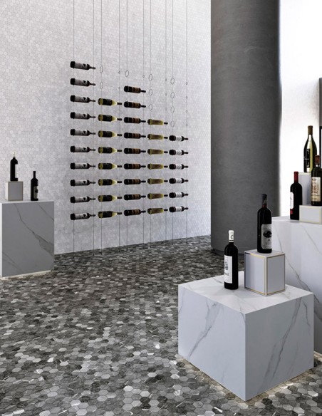 MOSAICO ECOSTONE GRAFITO| ESPACIO EN RECUBRIMIENTOS