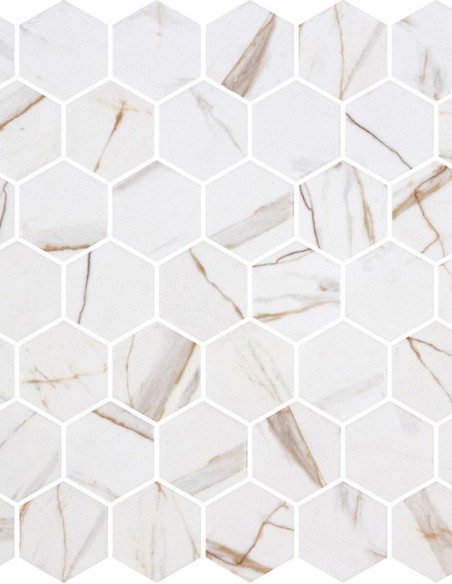 MOSAICO ECOSTONES CALACATTA GOLD| ESPACIO EN RECUBRIMIENTOS