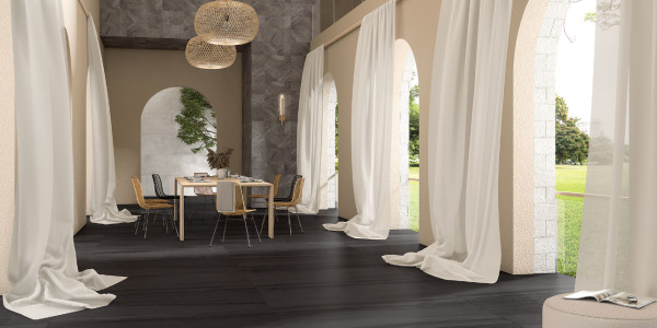 Tendencias en pisos y recubrimientos oscuros: elegancia, modernidad y carácter para tus espacios.